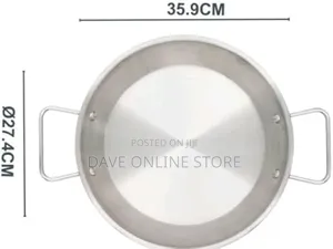 28cm Stainless Steel Seafood Pot – Cooking Pan With Dual Handles