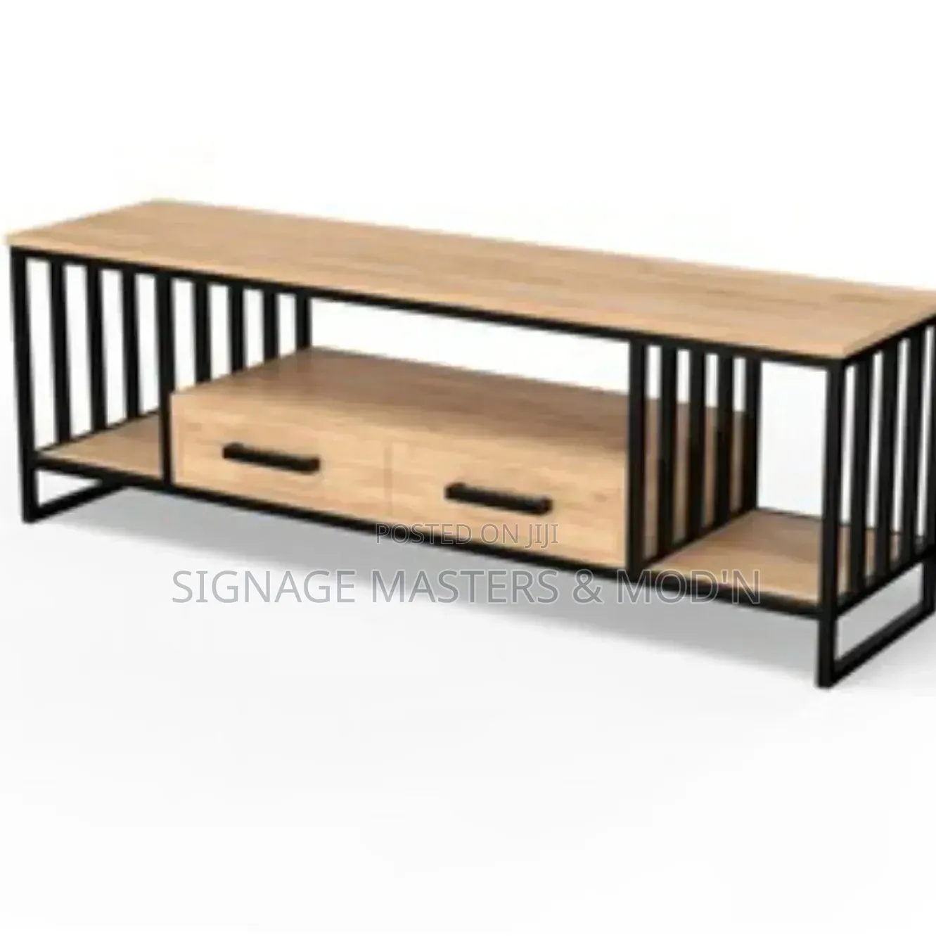 Metal And Mdf Tv Unit