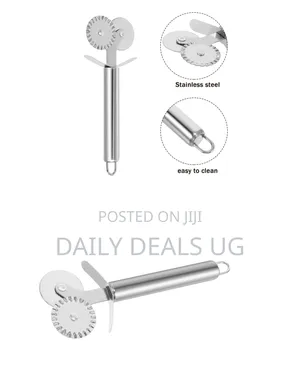Double Headed Stainless Steel Pizza Cutter