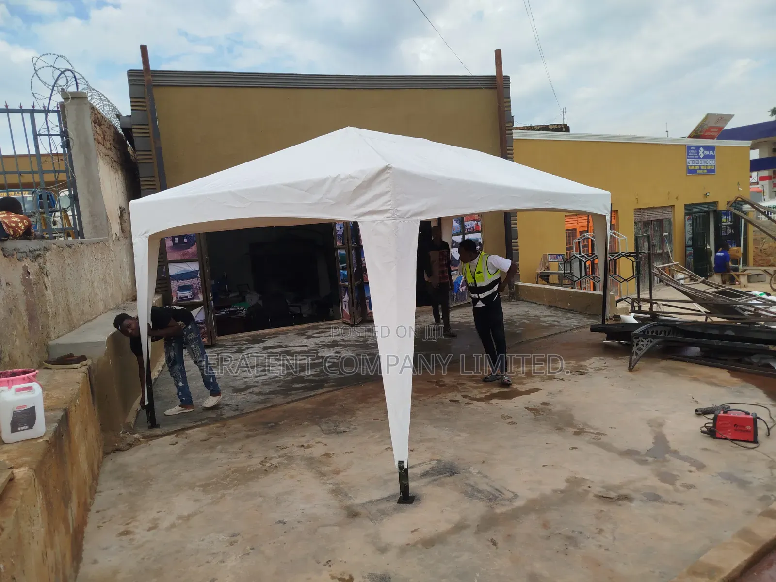 3mx6m Tent Covered With Three Side Flaps.