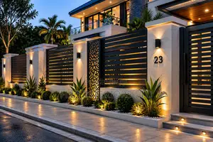 Luxury Modern Fencing Entrance Gate Solutions