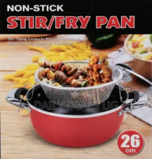 Non-Stick Stir/Fry Pan Set Is a 26 Cm