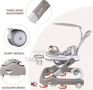 4 in 1 Baby Walker With Removable Feeding Tray