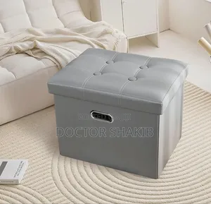 Foldable Leather Footstool