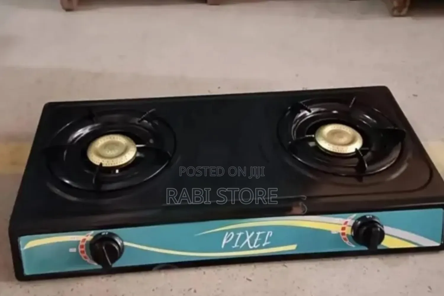 Two Burner Desktop Gas Stove Pixel – Black