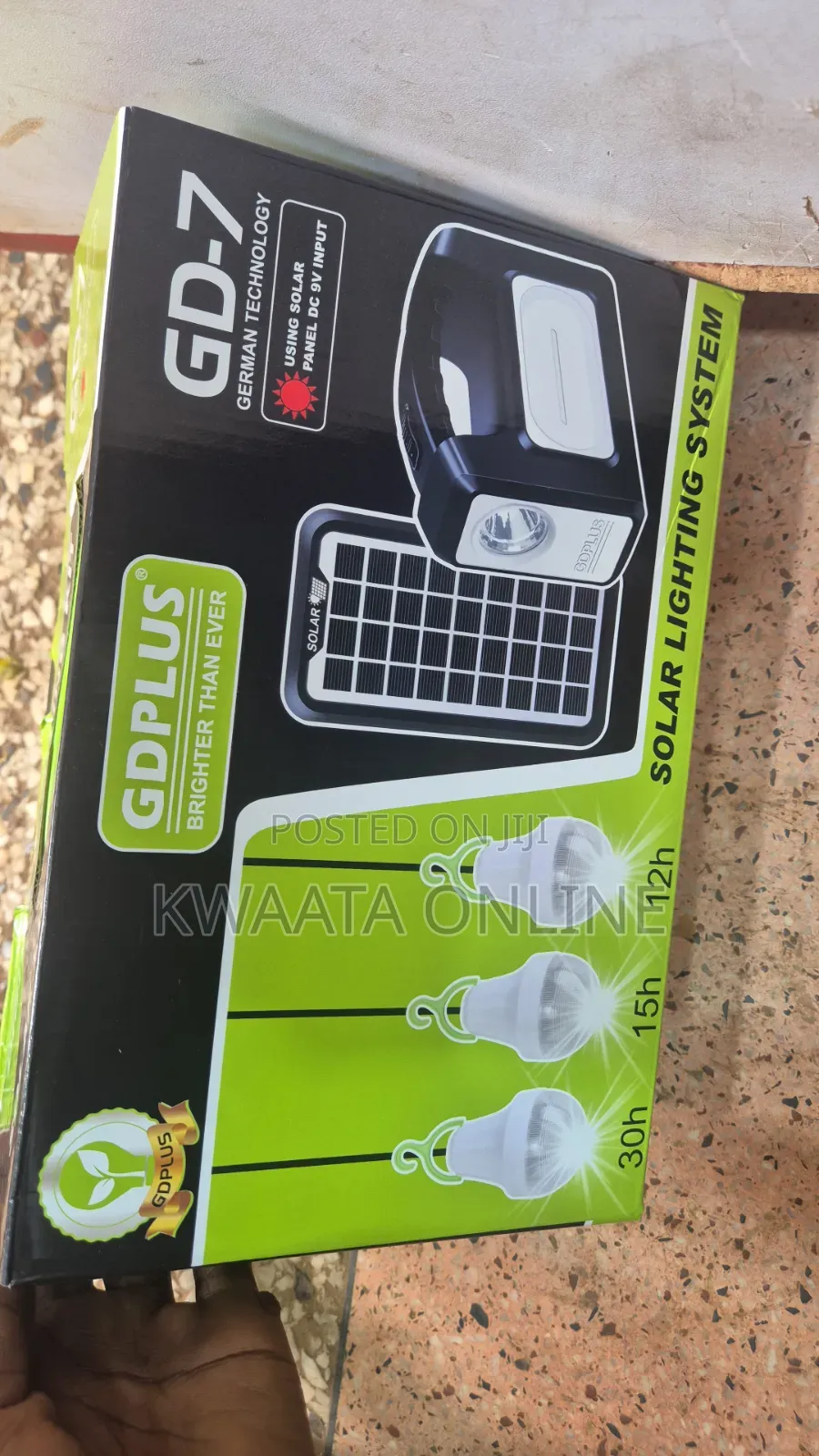 Portable Solar Lighting System Gd Plus Gd-7 Classic Emergency Kit