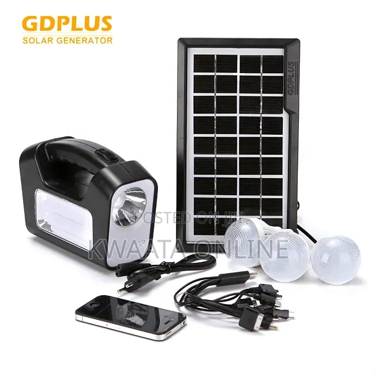 Portable Solar Lighting System Gd Plus Gd-7 Classic Emergency Kit