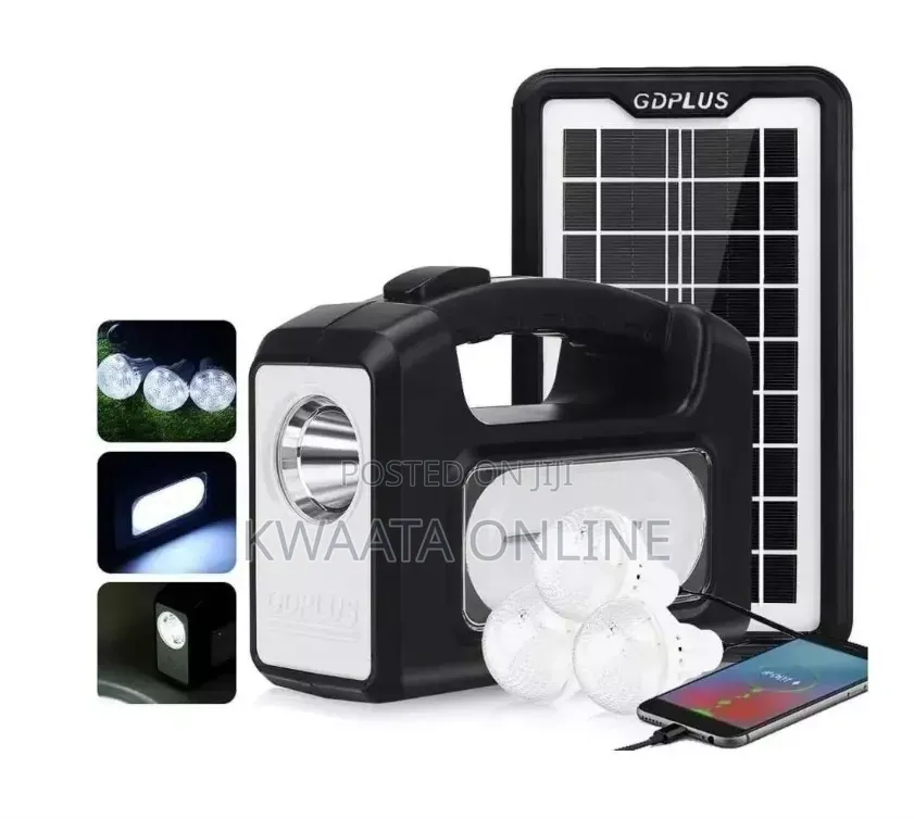 Portable Solar Lighting System Gd Plus Gd-7 Classic Emergency Kit