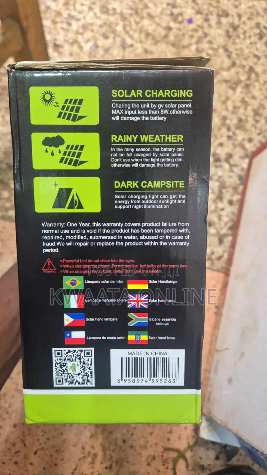 Portable Solar Lighting System Gd Plus Gd-7 Classic Emergency Kit
