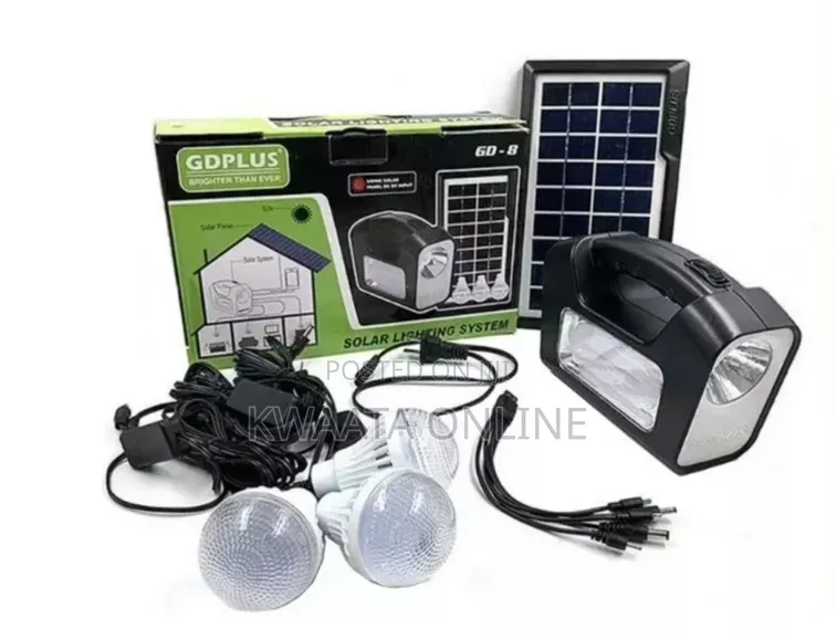 Portable Solar Lighting System Gd Plus Gd-7 Classic Emergency Kit