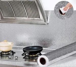 Sliver Kitchen Waterproof Wallpaper