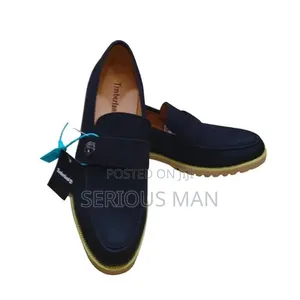 Timberland Men's Black Leather Penny Loafers