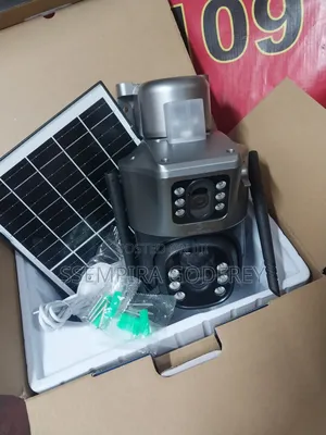 Real Time Remote Viewing 2 Lens Solar 4g Survillance Camera