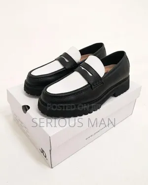 Jonathan D Penny Moc Shoes in Black/White.
