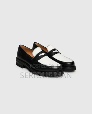 Jonathan D Penny Moc Shoes in Black/White.