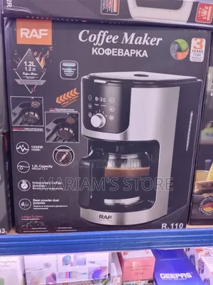 Raf R.110 Stainless Steel Drip Coffee Maker With a 1.2l Glass Carafe.