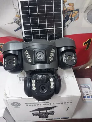 4g Simcard 3lens Solar Security Camera 10mps