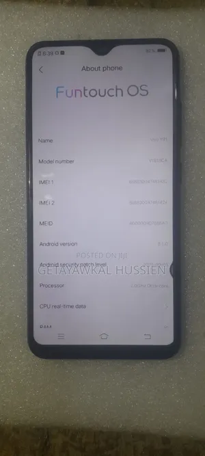 Vivo Y91 32 GB Blue