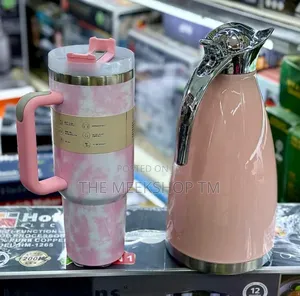 Floral Stanley Cup and Flask