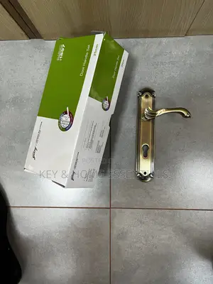 Premium Brass Finish Door Handle Set