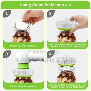 Handheld Multifunctional Electric Mason Jar Vacuum Sealer