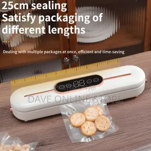 Household Vacuum Sealer With Display Vacuum Sealer , White