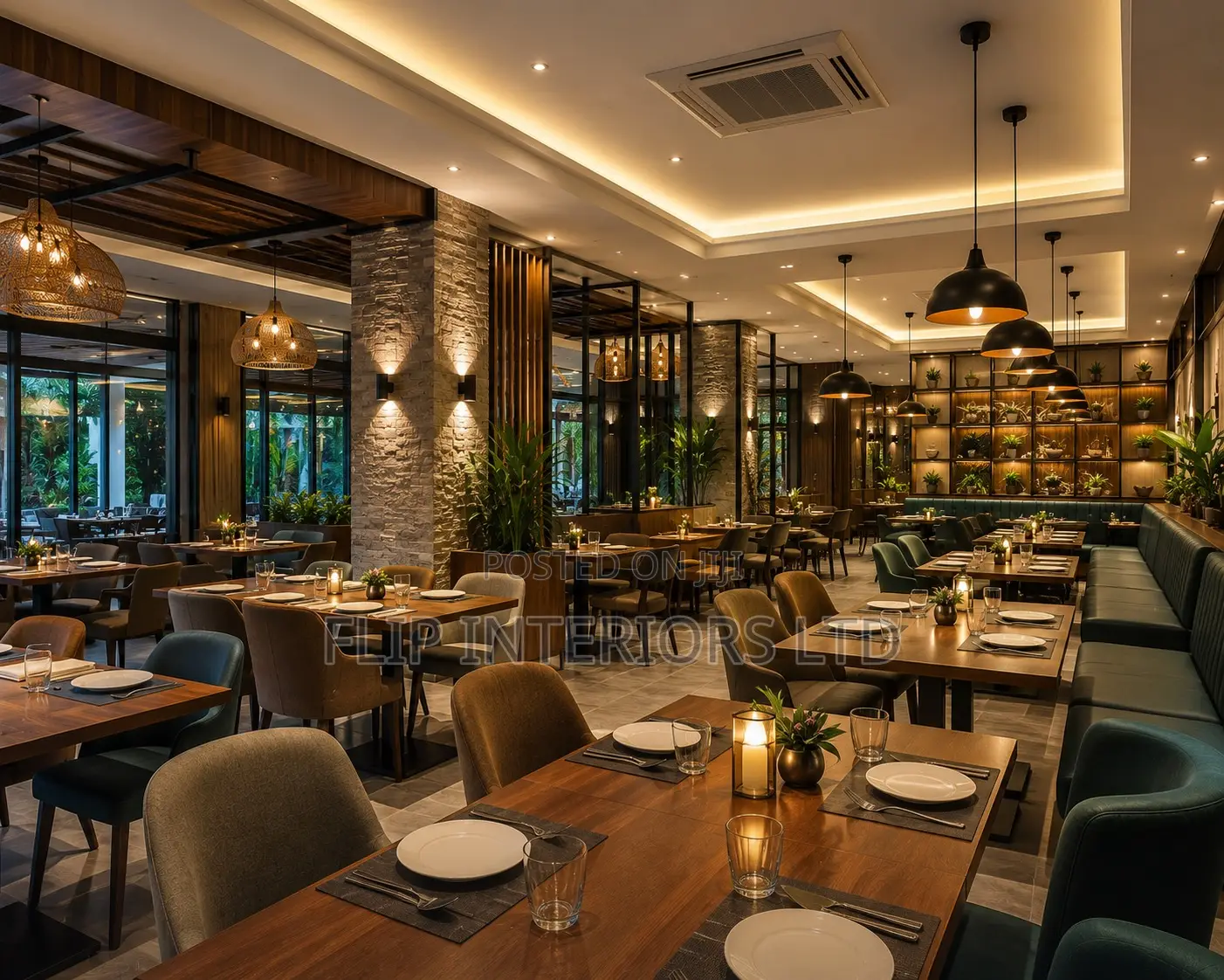 Modern Restaurant Interior Design Fit-Out Solutions