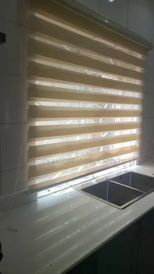 Indoor Zebra Blind Office Curtains
