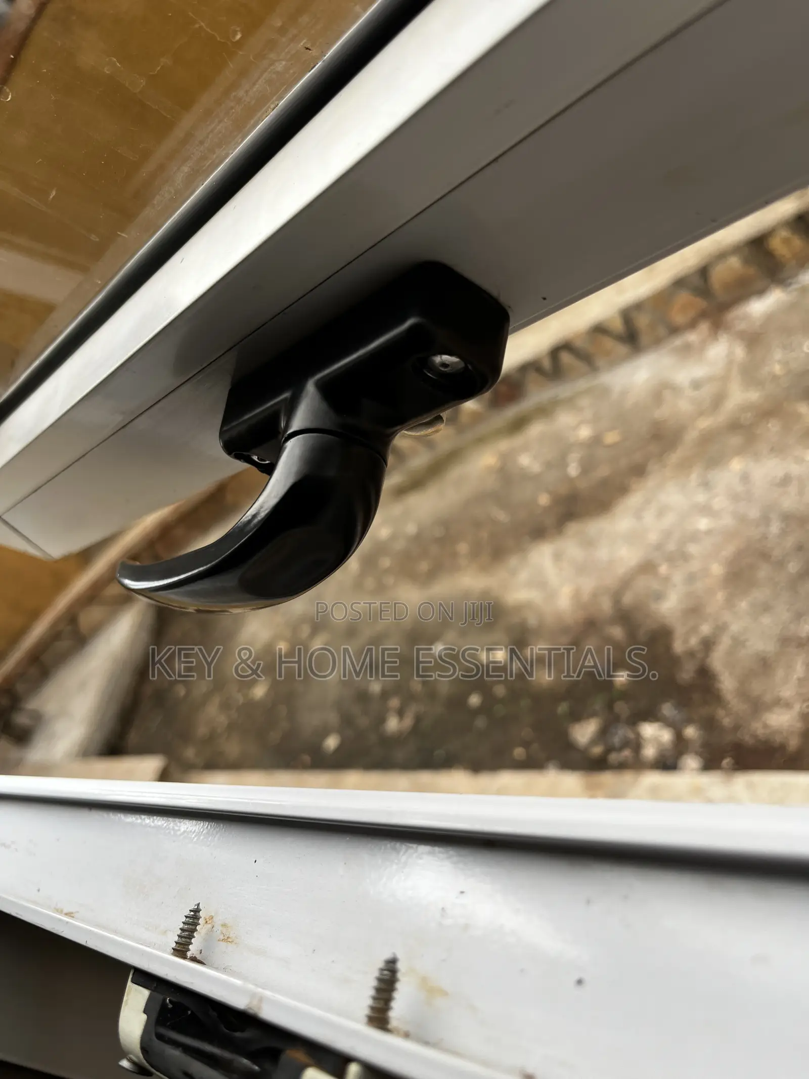 Premium Black Casement Window Handle Lock