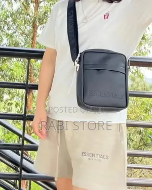 Cross Sling Bag Essential - Black/Brown