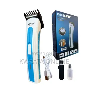 Nikai Rechargeable Electric Shaver - Blue/White