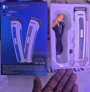 Nikai Rechargeable Electric Shaver - Blue/White