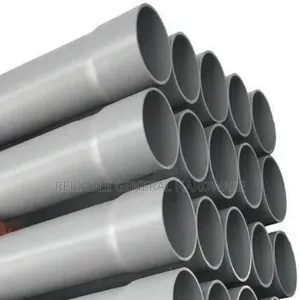 Plastic Pipes PVC 6 Inches Grey Heavy Duty Gentex