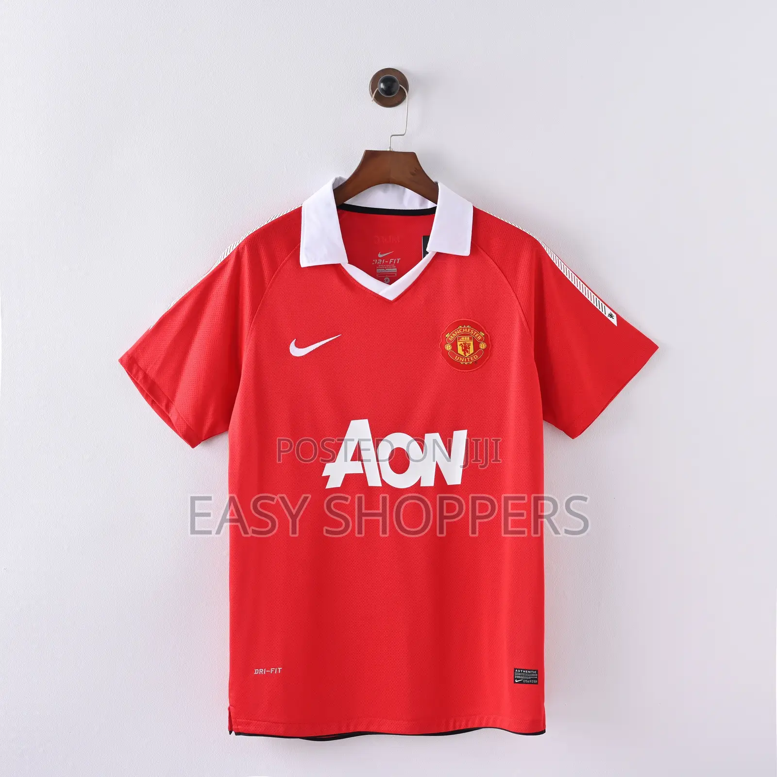 Nike Manchester United 2010/2011 Retro Home Football Jersey