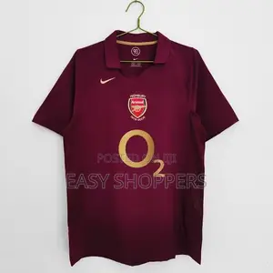 Original Nike Arsenal 2005-06 Home Jersey Maroon Color