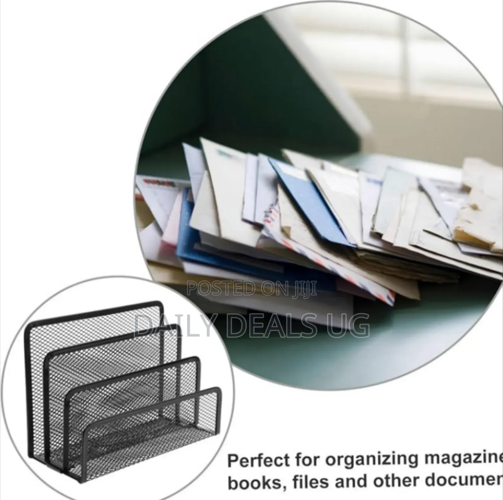 Black Mesh Pen Holder, Mesh Desk Organizer