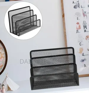 Black Mesh Pen Holder, Mesh Desk Organizer