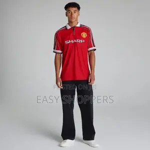 Original Manchester United 1998-1999 Home Jersey Vintage Edition