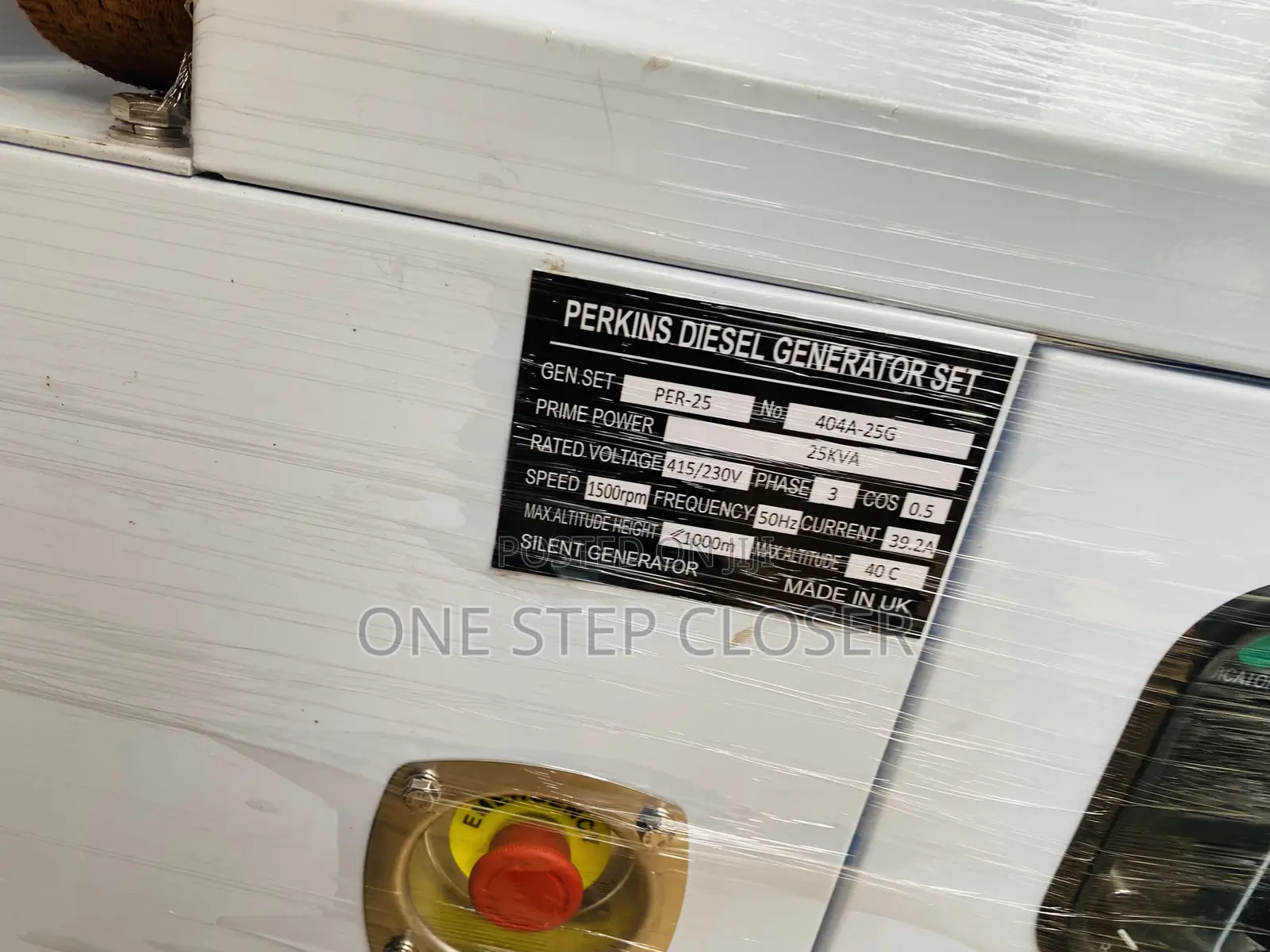 25kva Perkins Super Silent Generator