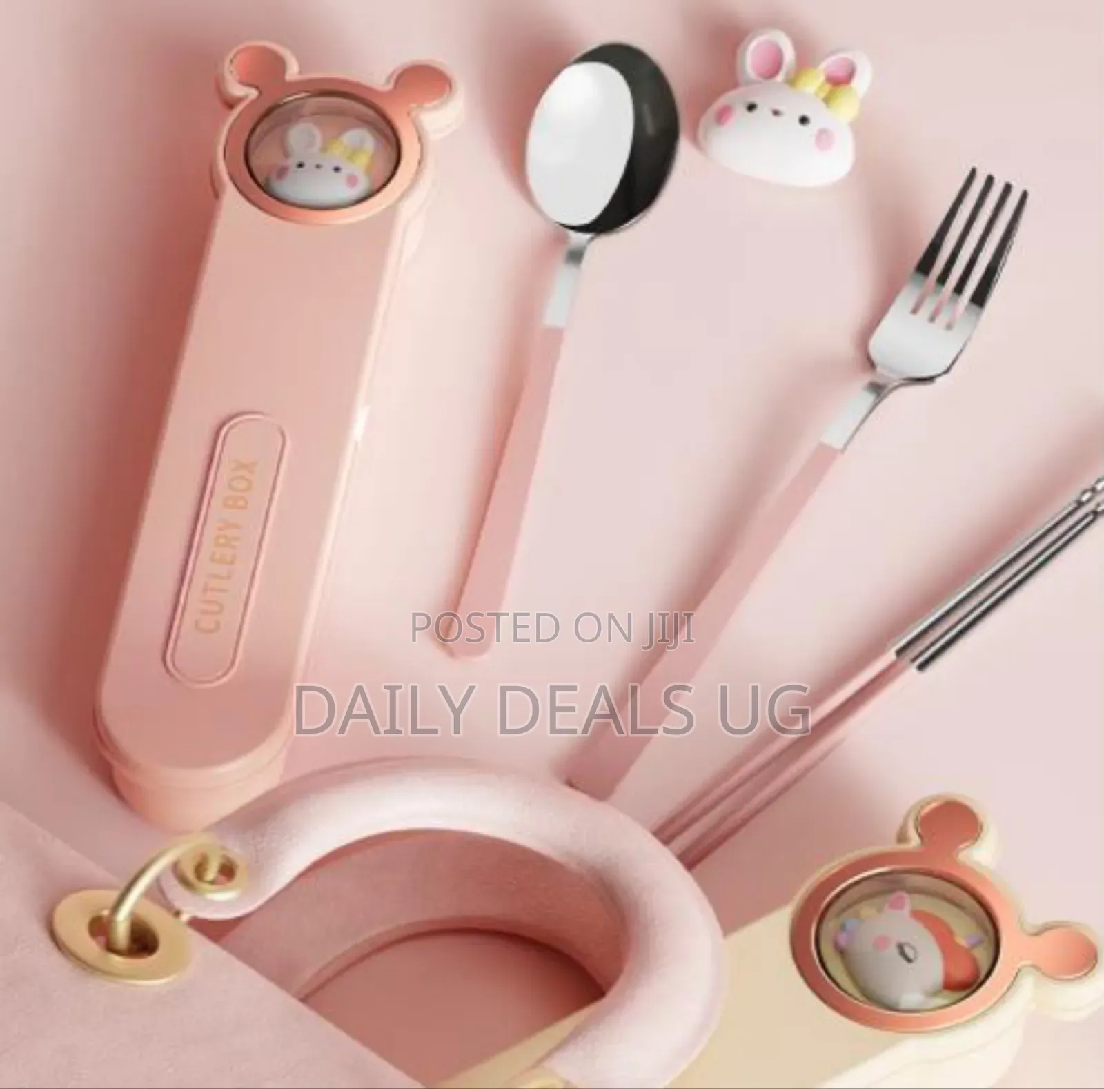 Cute and Fun Cartoon Utensils Spoon ,Fork