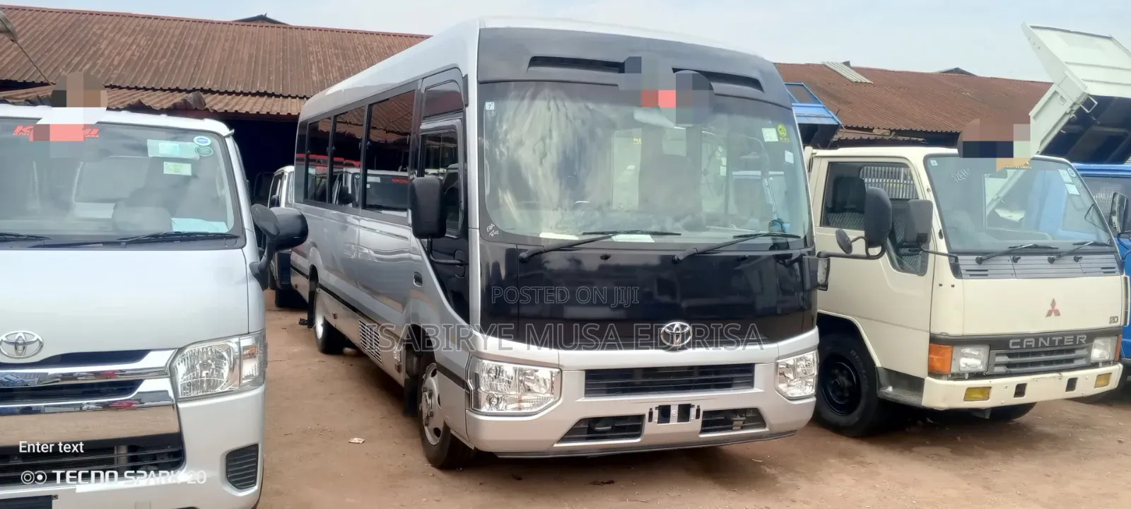 Toyota Coaster 2017 Silver