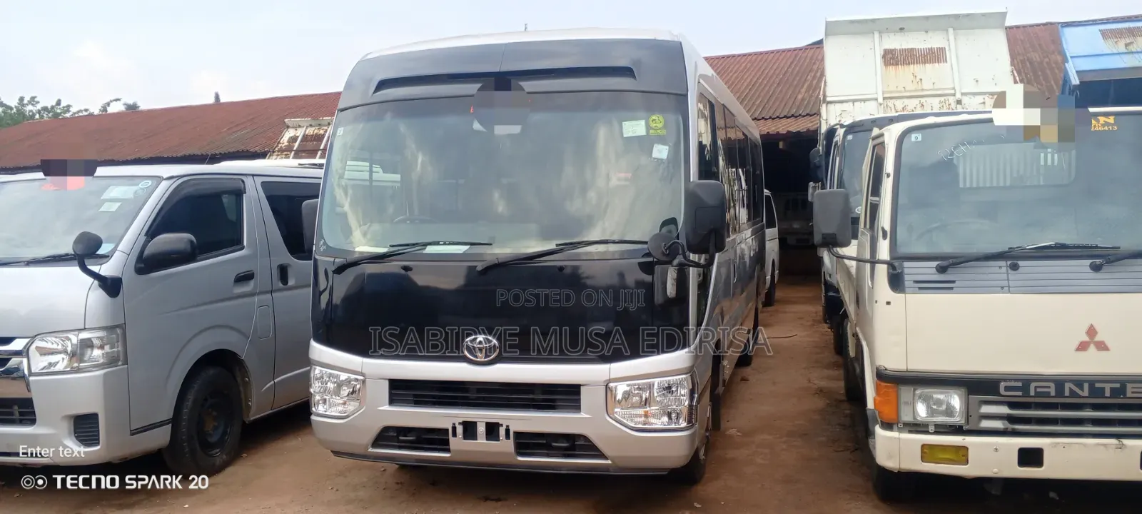 Toyota Coaster 2017 Silver