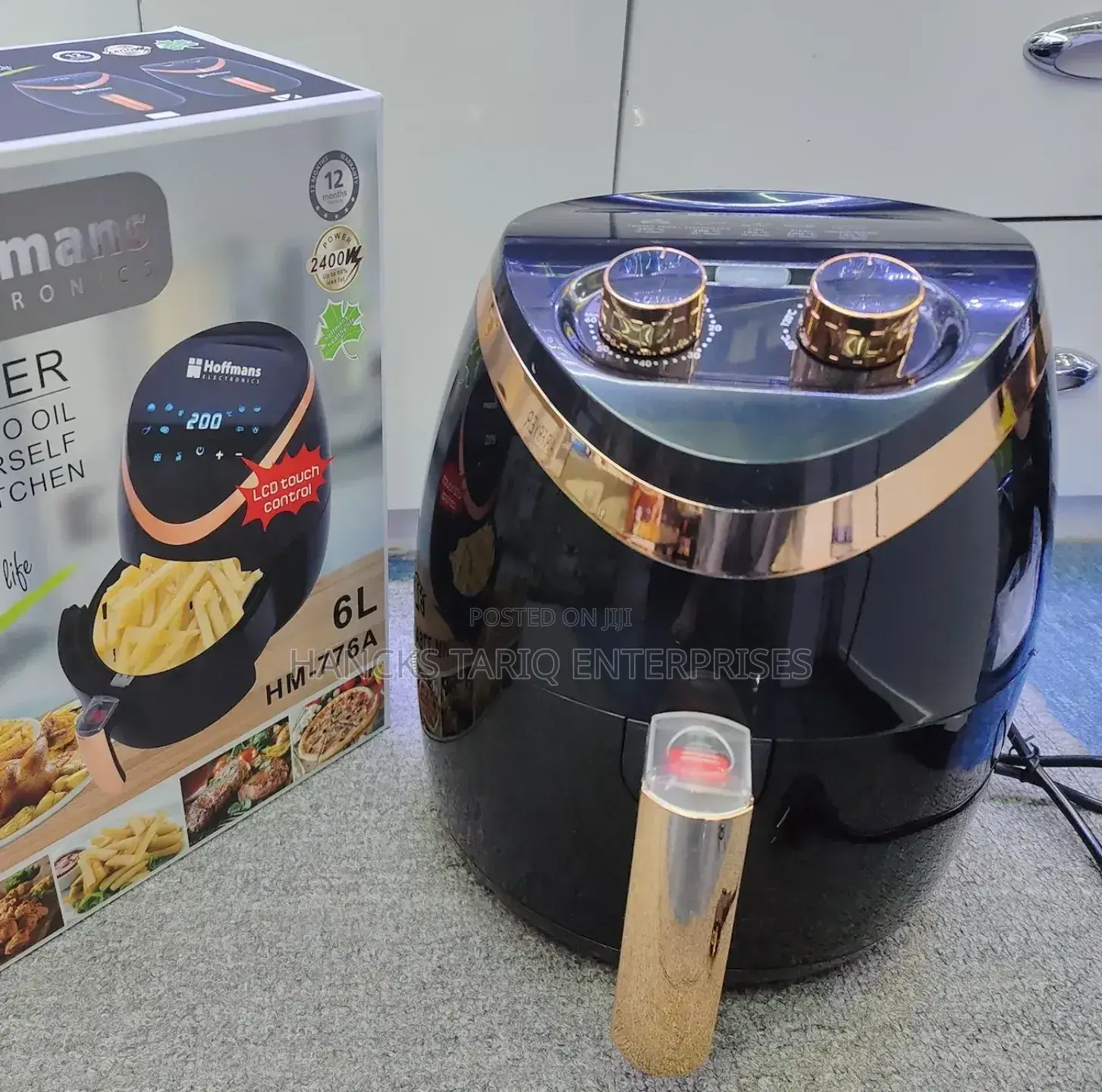 Hoffmans Electronics Air Fryer, Model Hm-776a.