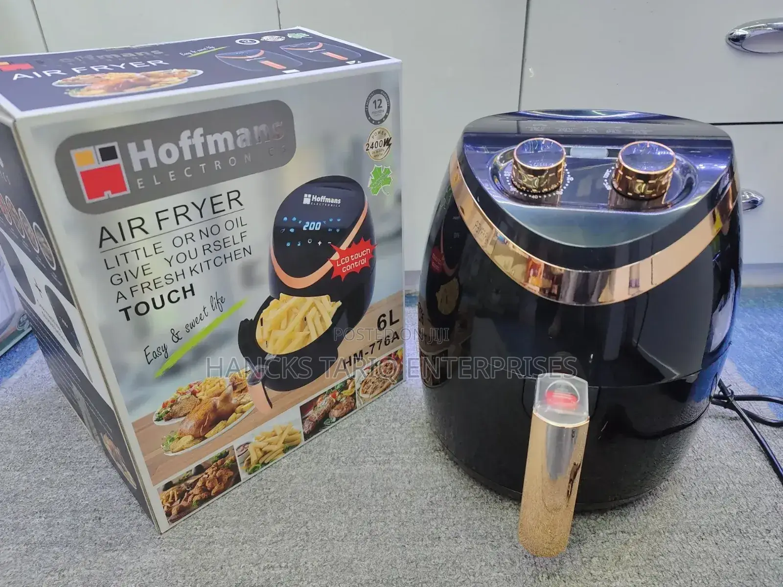 Hoffmans Electronics Air Fryer, Model Hm-776a.