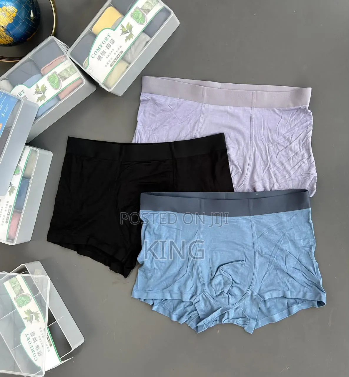 Men's Ice Seamless Design Boxer Briefs
