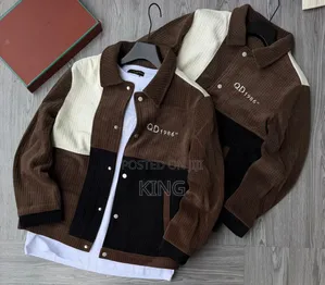 Corduroy Color-Block Jacket.
