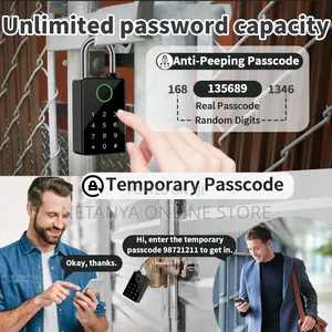 Smart Wireless Secure Fingerprint Padlock
