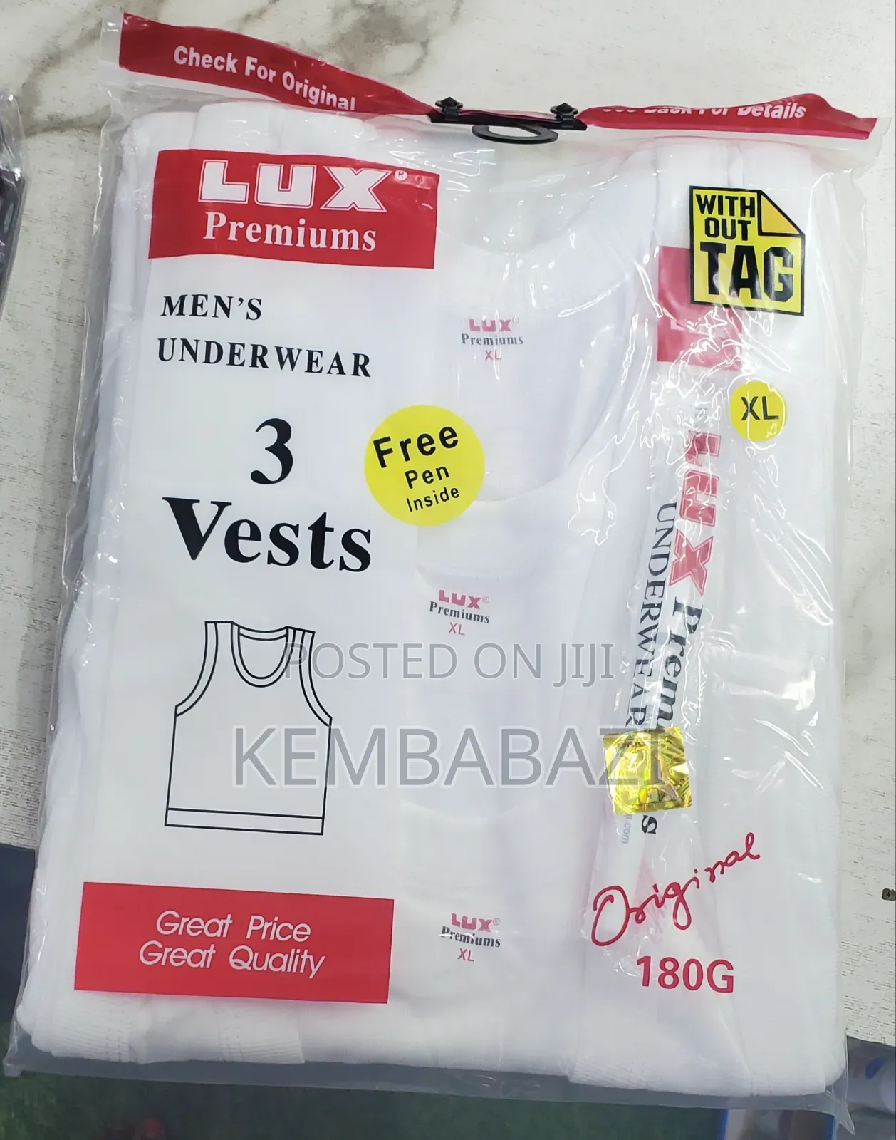 3pieces Lux Premiums Men's Vests