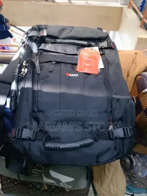 Kaka Travel Backpack With a Durable Black Design With Top