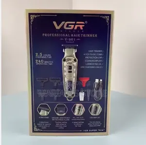 Professional Hair Trimmer With a Metallic Blade Anddigital Led Display